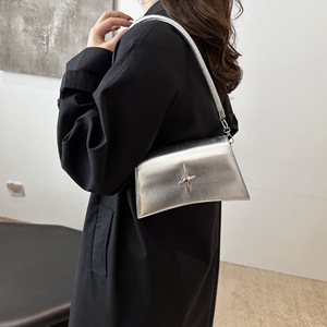 Fashionable and Simple Two <b>Straps</b> Zip Closure Luxury Crossbody <b>Bag</b> Casual Korean-style Trendy Small <b>Bag</b> - Product Image 5