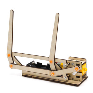Kit de Ciencia DIY con Limpiaparabrisas de Madera para Niños, Juguete Educativo de Experimentos de Física, Operación Manual, Forma Geométrica, 7-9 Años - Product Image 1