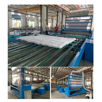Machine à ouate de couette en fibre de polyester de haute qualité avec liaison thermique dotée d'un composant de noyau de moteur durable