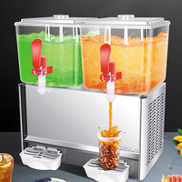 Distributeur de jus chaud et froid, machine à bière à double température, machine à boissons automatique commerciale avec une capacité de 20 L