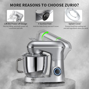 <span class=keywords><strong>Robot</strong></span> de cuisine miniature personnalisé de 4,5 L/5,5 L, batteur électrique, mélangeur à pâte pour la maison, mélangeur à nourriture pour appareils de cuisine - Product Image 5