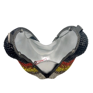 Sac de soirée de luxe pour femme, pochette ornée de strass et de cristaux, motif pingouin, sac à main scintillant pour événements, sorties au zoo et fêtes - Product Image 5
