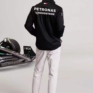 Nuevo Traje de Carreras F1 Transfronterizo <span class=keywords><strong>Mercedes</strong></span> - Chaqueta Bomber de Forro Polar con Cremallera de Manga Larga para Hombre, <span class=keywords><strong>Ropa</strong></span> de Calle de Invierno Cálida - Product Image 5