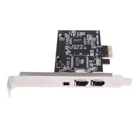 PCI-E 1X 1394 扩展卡 DV 高清视频采集卡 免驱动 VIA 库存现货