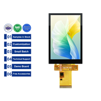 Module d'affichage LCD TFT SPI MCU personnalisé en usine, 3,5 pouces, 340*480, 40 broches, avec écran tactile ILI9488 ST7796U FT6336U, écran LCD 3,5 pouces