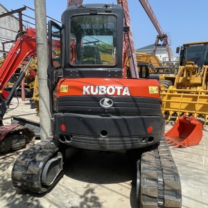 รถขุดขนาดเล็ก KUBOTA U55-4 มือสอง น้ำหนัก 5.5 ตัน รถขุดไฮดรอลิกแบบตีนตะขาบ เครื่องจักรก่อสร้าง - Product Image 4