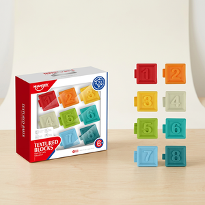 Juguete Sensorial Texturizado Multicolor con Certificación EN71, Juguete Educativo Temprano para Aprender Números, Juguete de Goma Ecológico y No Tóxico - Product Image 4