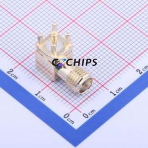 HJ-SMA014 RF Coaxial Connector Through hole Component (THT) Connector Board-to-Board Inner Hole 1 8mm - Product Image 1