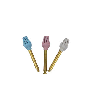Cabezales de Pulido de Resina Compuesta Dental, Forma de Árbol de 6.3 mm, Caja de 4 Piezas para Taladro de Baja Velocidad, Pulido Fino - Product Image 3