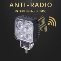 Lampe de travail LED 3 pouces 12V 24V étanche et anti-poussière 24W haute luminosité pour camion et véhicule tout-terrain
