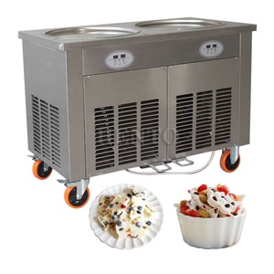 Máquina para hacer helados fritos/Máquina de yogur frito/Máquina para congelar rollos de helado frito - Product Image 5