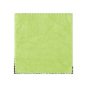Coral Fleece Dishcloth Rectangle Oil Resistant Absorbent Thickened Lint Free For Kitchen Table Cleaning Mixed Colors 4 Pack - Product Image 2