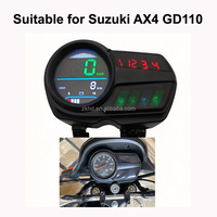 Harga Pabrik Speedometer Digital Motor Terlaris Pengukur Jarak Tempuh Cocok untuk Suzuki AX4 GD110