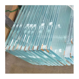 <span class=keywords><strong>Prix</strong></span> compétitif Verre à faible teneur en fer laminé SGP trempé de 12mm pour la décoration de bâtiments extérieurs par mètre carré Bâtiment de confiance - Product Image 2