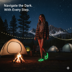 รองเท้าแตะชายหาดสำหรับผู้ชายและผู้หญิงเรืองแสงใหม่ในที่มืดสำหรับปาร์ตี้ชายหาดและตั้งแคมป์ฤดูร้อน - Product Image 4