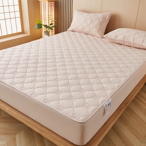 100% Polyester matelassé imperméable protecteur de lit hôtel matelas <span class=keywords><strong>drap</strong></span> <span class=keywords><strong>housse</strong></span> pour adultes qualité tricoté <span class=keywords><strong>housse</strong></span> de matelas <span class=keywords><strong>40</strong></span> - Product Image 1