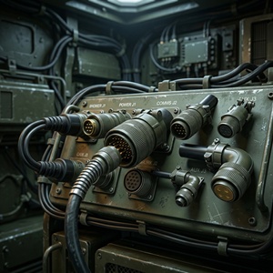 Connecteur circulaire robuste de série MIL Spec 26482 MIL-C-26482 MIL-DTL-26482, fiche à 2-41 broches, contacts MS3116F MS3112E, baïonnette - Product Image 2