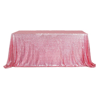 Nappe à paillettes violettes décoration de mariage de luxe couverture de nappe à paillettes Rectangle pour événement