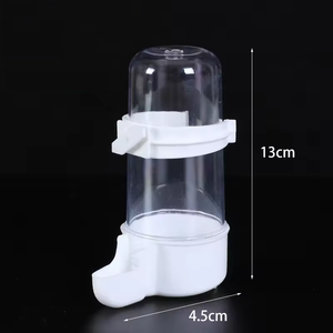 240ml kuş besleyici otomatik kafes asılı papağan besleyici su sebili küçük orta büyük kuş evcil hayvan kafesi aksesuarları için - Product Image 4