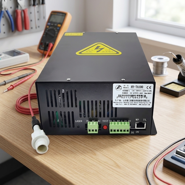 Laser Source HY TA150 WA120 TA100 150W 130W 100W CO2 Laser Power Supply for RECI Laser Tube