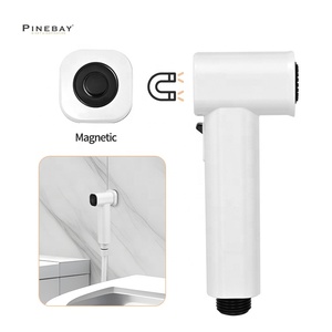 PINEBAY New Style ABS Handheld Cloth Diaper Sprayer Kit Self-Cleaning Bidet Sprayer Set Women Handheld Toilet Shattafwith Hose