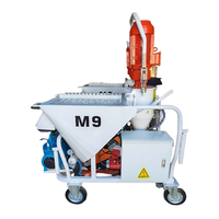 Machine de pulvérisation de plâtre automatique à haute efficacité pour les travaux de construction de plâtrage de murs intérieurs