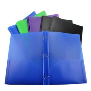 Best Hard Plastic File <b>Folders</b> with Prongs Assorted Colors Paper Portfolios with 3 Metal Prong Fasteners File <b>Folders</b> Plastic - Product Image 6