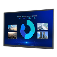 Tableau blanc interactif intelligent 86 pouces 4k Moniteur LED Tout-en-un Écran tactile pour l'enseignement scolaire
