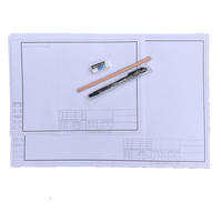 Rollo de Papel para Plotter CAD de Alta Calidad de 60 g/m² y 70 g/m², Papel CAD Sin Recubrimiento con Diferentes Tamaños