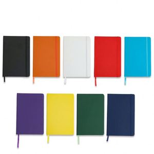 Stock Wholesale Customized A5 Pu Journal Notebook Printed Brand Logo Diary <b>Note</b> <b>Book</b> PU Leather Notebook with Elastic Strap - Product Image 3
