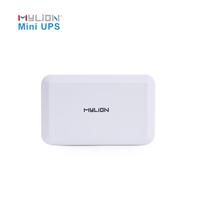 Mylion MU48 Mini UPS DC 12V 3A, Sistema de Respaldo de Energía para Router Wifi y Módem, Batería de Litio, Fuente de Alimentación Ininterrumpida