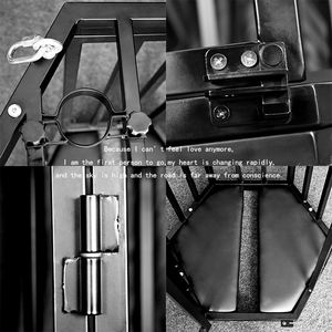 BDSM jaula hexagonal grande muebles eróticos SM accesorios de habitación de dominación jaula colgante herramientas sexuales para adultos - Product Image 3