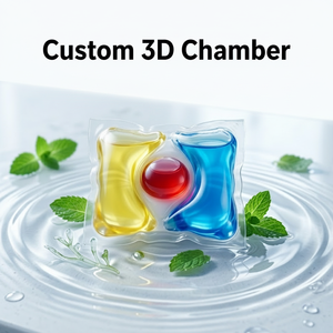 Cápsulas em Pó para Lava-Louças Ecológicas e Multifuncionais com Três Compartimentos MSDS - Product Image 1