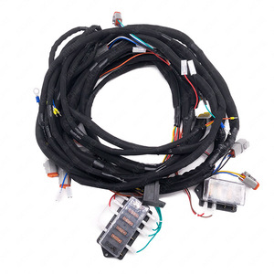 Faisceau de câblage personnalisé pour boîtier de fusibles automobile 6 broches, 1 mètre, gaine en nylon, âme en cuivre, 12V, connecteurs adaptateurs IP65 - Product Image 1