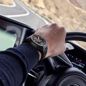 Montre à mouvement automatique BG5801, marque haut de gamme, chronographe, acier inoxydable, sport, étanche, montres mécaniques pour hommes - Product Image 5