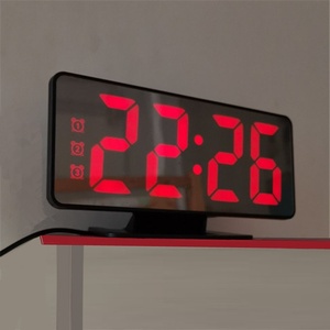 Đồng Hồ Hiển Thị Kỹ Thuật Số <span class=keywords><strong>LED</strong></span> Hiển Thị Thời Gian Chuyển Đổi Nhiệt Độ Ngày Tháng Với <span class=keywords><strong>3</strong></span> Nhóm Báo Thức - Product Image 1