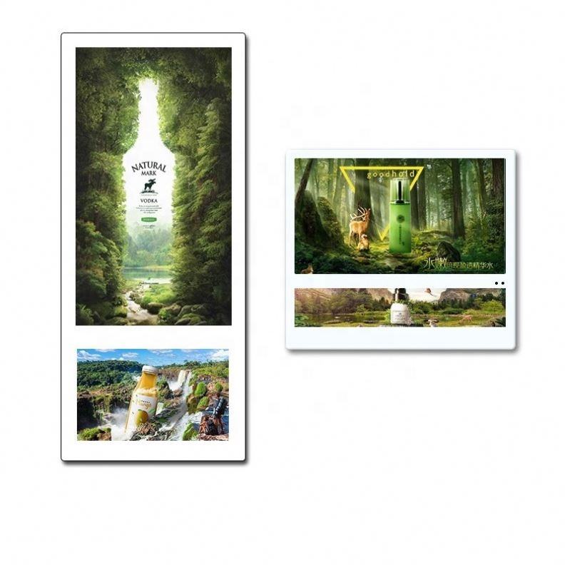 21.5inch Ultra-thin HD LCD Wall-mounted Elevator Advertising Display ...