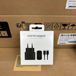 Nuovo Caricabatterie da Muro USB-C OEM 45W Super Veloce EP-TA845 con Cavo C-C da 1,8M 5A per Samsung <span class=keywords><strong>Galaxy</strong></span> <span class=keywords><strong>S22</strong></span> S23 S24 <span class=keywords><strong>Ultra</strong></span> - Product Image 1