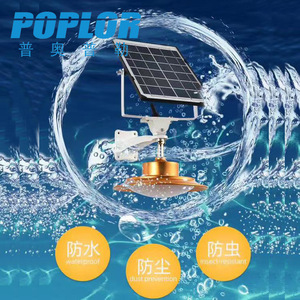 Poplor Solar Street <b>Light</b> 100W LED Aluminum Alloy <b>Wall</b> Mount With <b>Remote</b> <b>Control</b> For Outdoor Road And Garden Lighting - Product Image 3