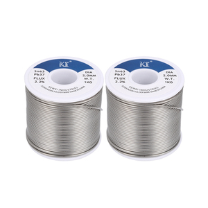 Fil à souder Kewei Sn63Pb37 Sn60Pb40 avec âme <span class=keywords><strong>acide</strong></span> 1,0 mm 1,5 mm 2,0 mm 1 LB pour la <span class=keywords><strong>soudure</strong></span> de l'acier inoxydable et de l'aluminium - Product Image 1