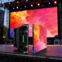 Écran LED de location P3.91 500x500mm avec boîtier en aluminium moulé sous pression, mur vidéo LED intérieur/extérieur pour scène, concerts, événements, mariages