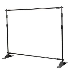 8x10 piedi per sfondo pesante supporto per striscione con grande schermo <span class=keywords><strong>telescopico</strong></span> professionale e supporto ripetuto per la fotografia - Product Image 1
