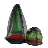 Sac en maille durable avec cordon de serrage, sac de rangement pour équipement sportif, pour balles et accessoires