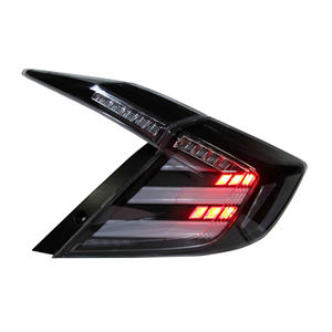 Luces Traseras LED RGB HOSI para Honda Civic 2016-2020 Sedán Décima Generación con Animación Dinámica, Estilo <span class=keywords><strong>Mugan</strong></span>, Ensamblaje de Luces Traseras LED - Product Image 4