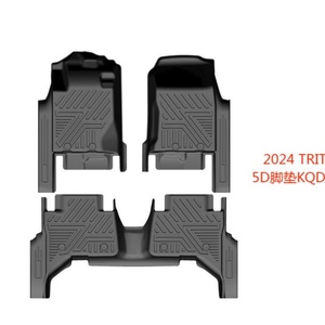 Kit de Cubiertas para Parachoques Mitsubishi Triton L200 2024 en Negro Mate, Accesorios de Decoración y Adornos para Vehículos - Product Image 3