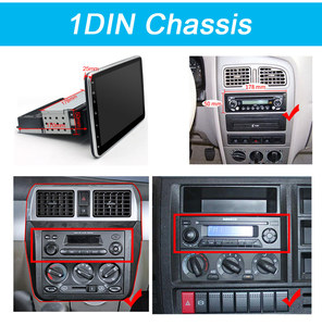 Schermo Universale Rotante da 9" / <span class=keywords><strong>10</strong></span>", con Carplay Auto GPS BT WiFi DSP, Multimedia Wireless Android Auto & CarPlay per Auto - Product Image 5