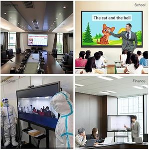 65 inch 4K UHD bảng tương tác 20 điểm cảm ứng bảng thông minh OEM 75 86 bảng trắng inch cho phòng họp hội nghị - Product Image 6