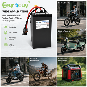 Pack de batteries au lithium personnalisé 48V 32Ah 13S8P 21700 rechargeable OEM pour vélo électrique EM5 longue portée, vente en gros - Product Image 6