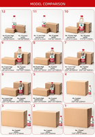 Cajas de Cartón Corrugado Kraft Ecológicas Personalizadas para Envíos, Reciclables, Disponibles en Stock, para Comercio Electrónico, Minoristas y Pequeñas Empresas