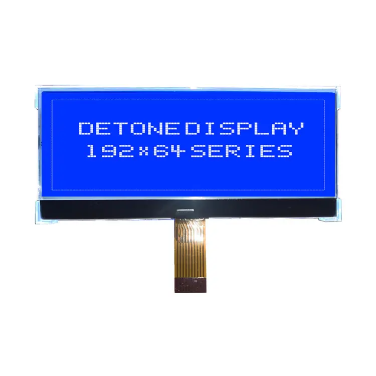 192x64 Lcd Display Module White Backlight Driver IC ST7525 SPI Interface 192x64 Graphic Monochrome Lcd Display Module